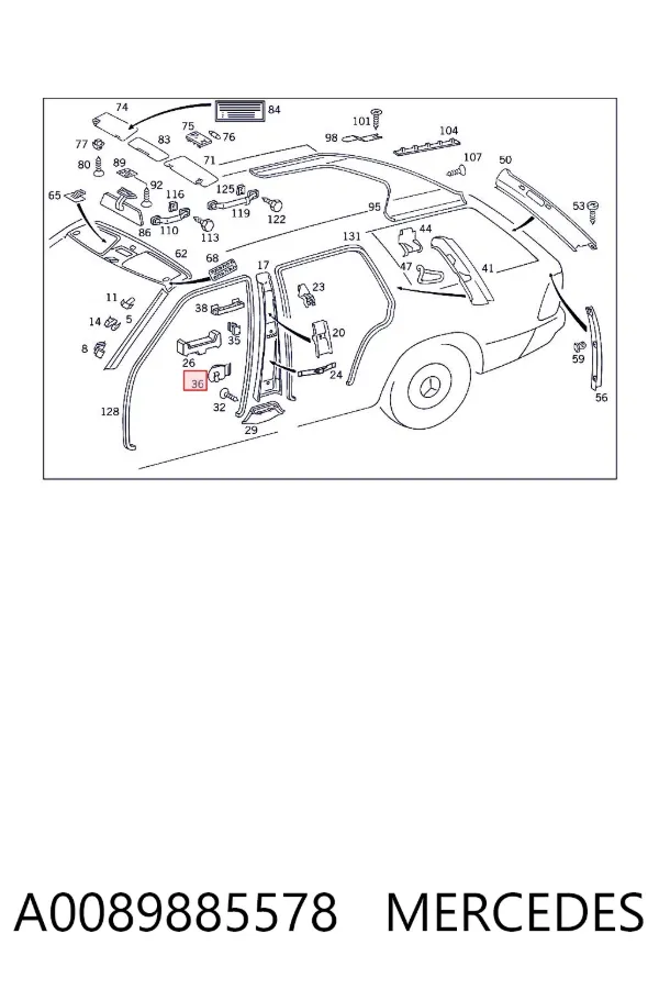  A0089885578 Mercedes