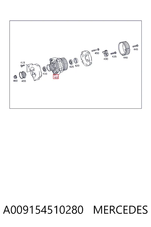 Купить A0091545102 Mercedes Генератор