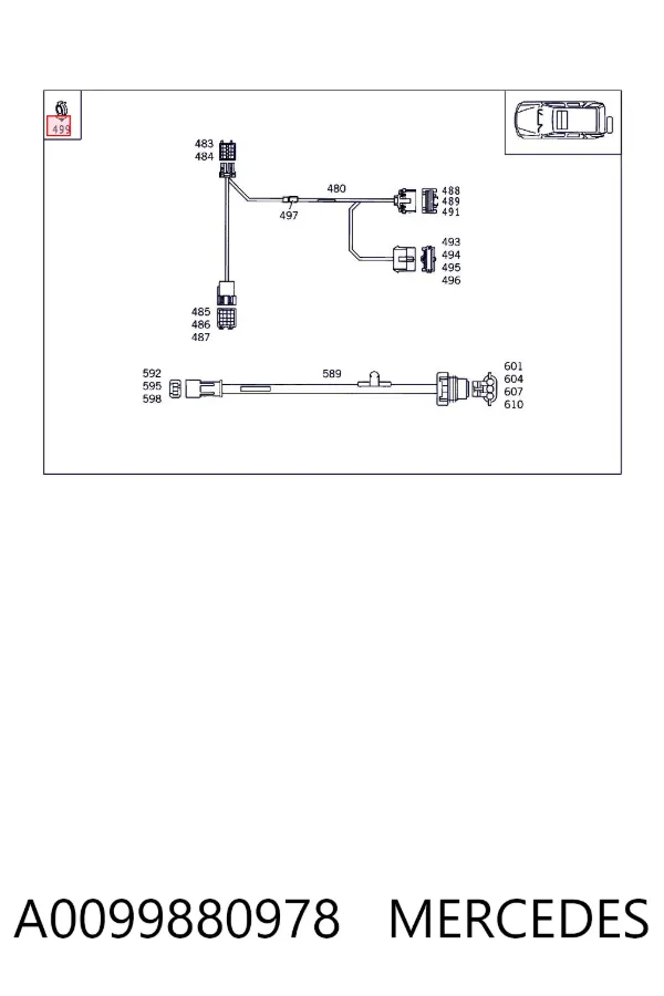  A0099880978 Mercedes