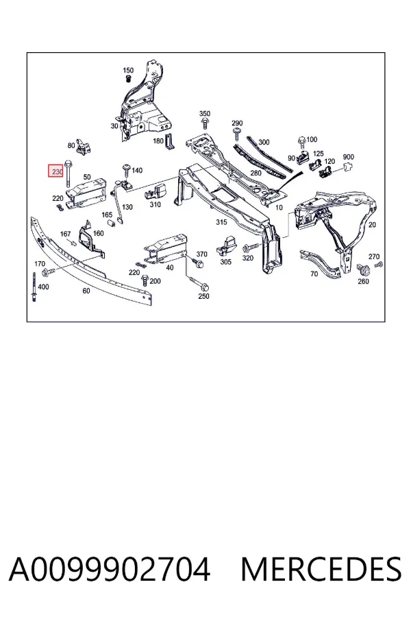  A0099902704 Mercedes