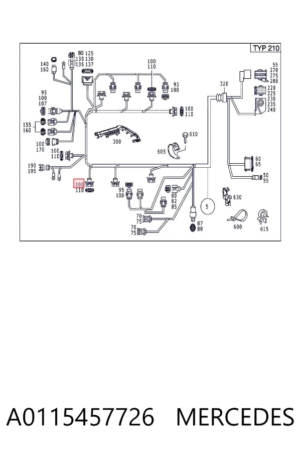  A0115457726 Mercedes