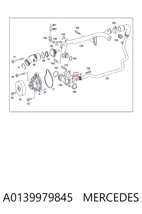  A0139979845 Mercedes