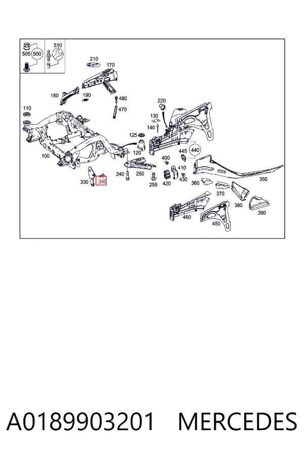  A0189903201 Mercedes