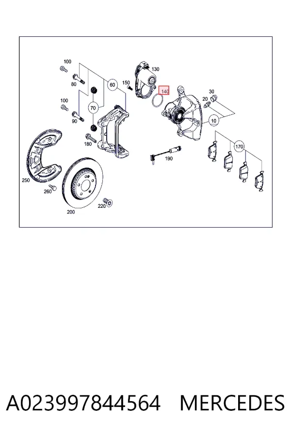 A0239978445 Mercedes 