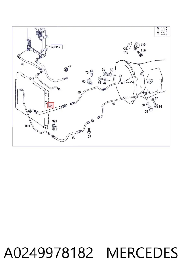  A0249978182 Mercedes