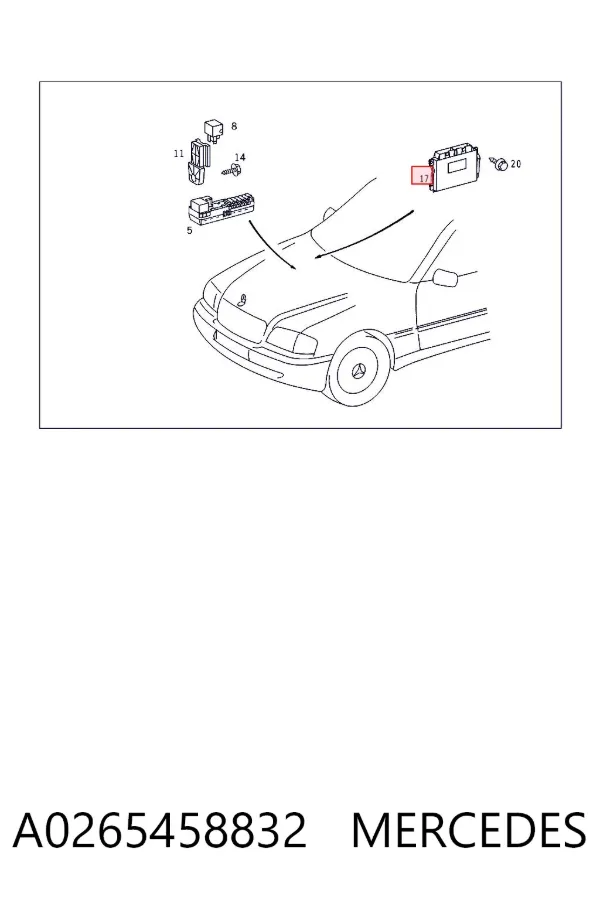  A0265458832 Mercedes