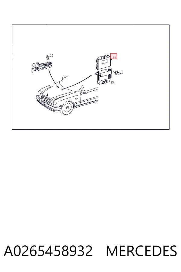  A0265458932 Mercedes