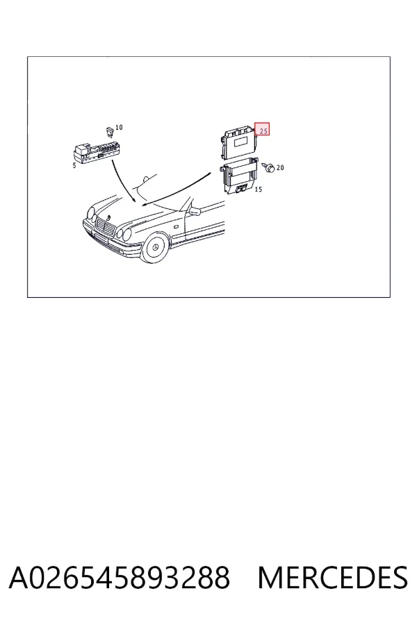 A0265458932 Mercedes 
