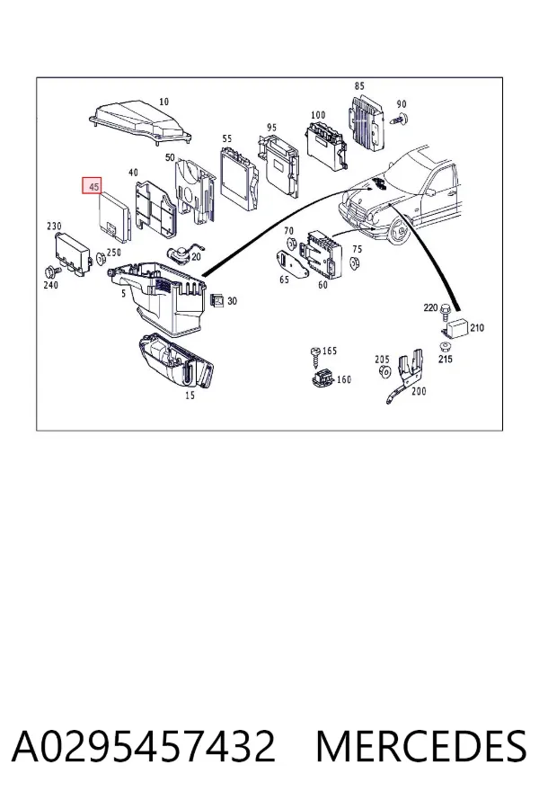  A0295457432 Mercedes