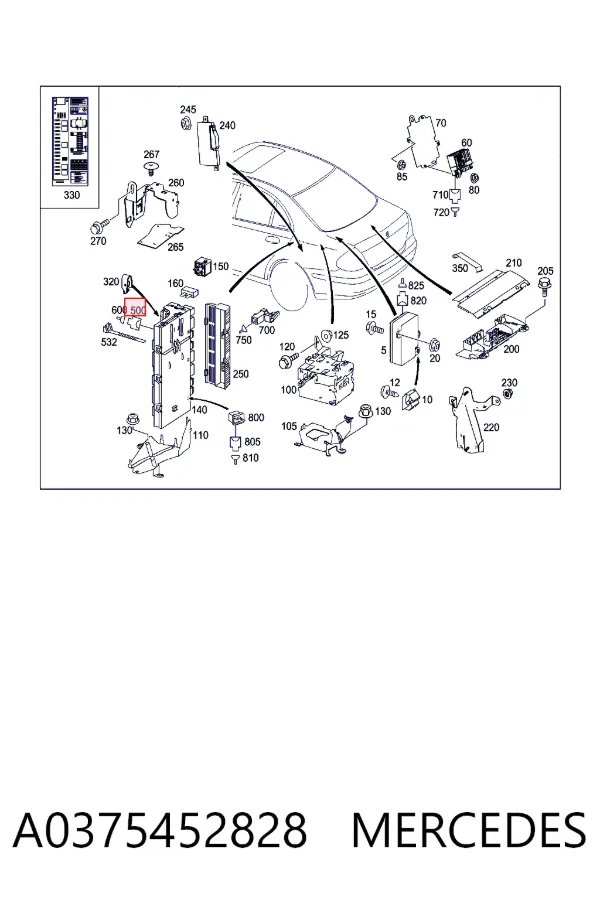  A0375452828 Mercedes