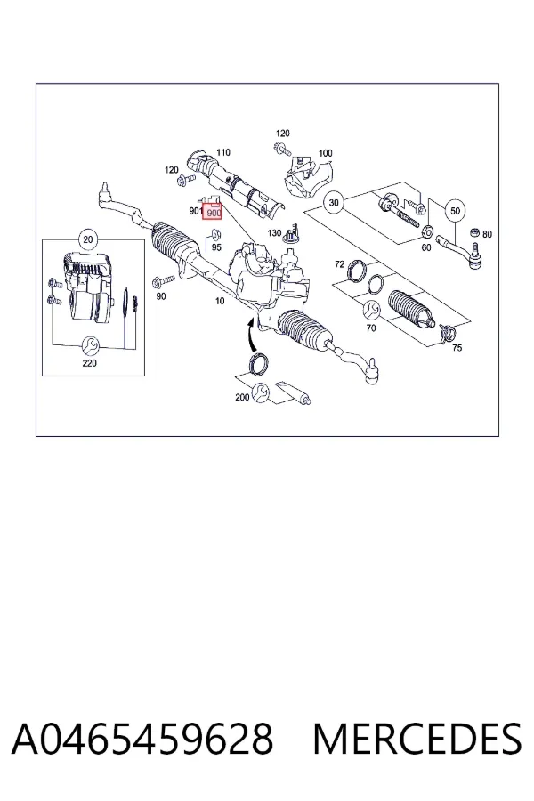  A0465459628 Mercedes