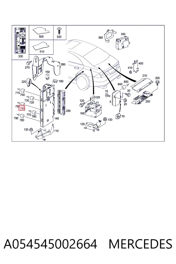  Mercedes A0545450026