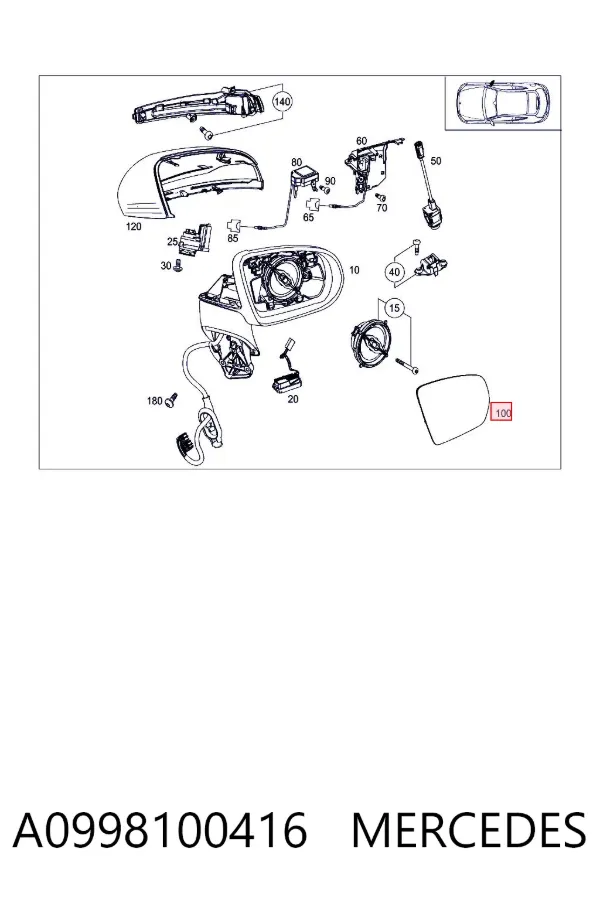  A0998100416 Mercedes