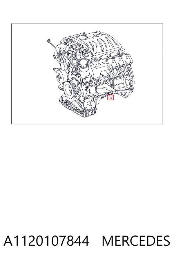 Двигатель A1120107844 Mercedes