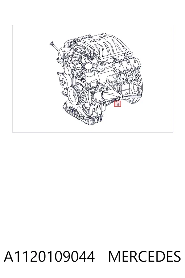 Двигатель A1120109044 Mercedes