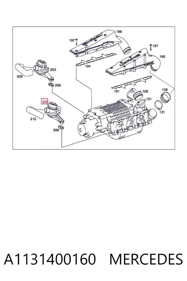  A1131400160 Mercedes