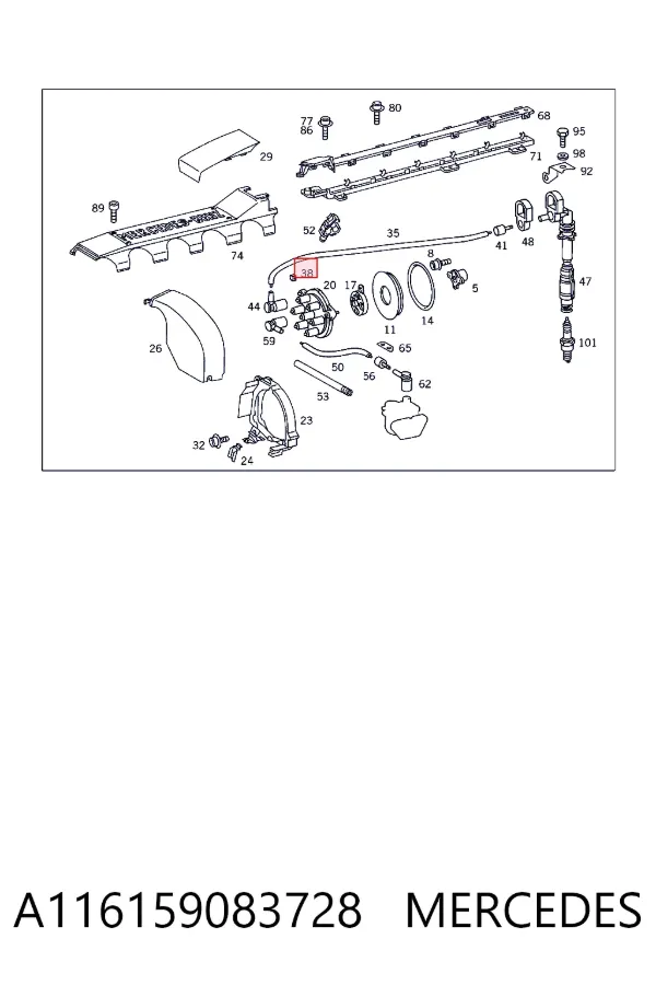  Mercedes A1161590837 цена, от 6.18 USD