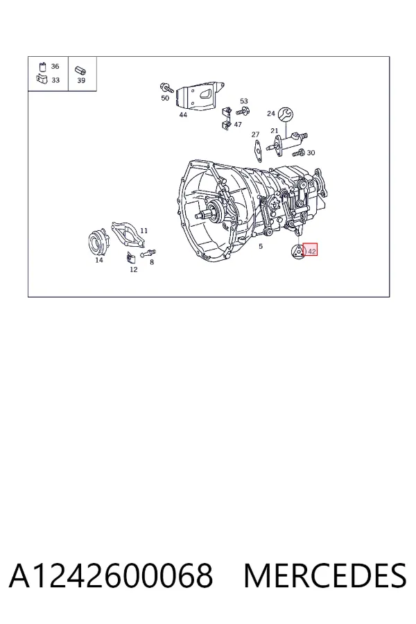 Ремкомплект коробки передач A1242600068 Mercedes