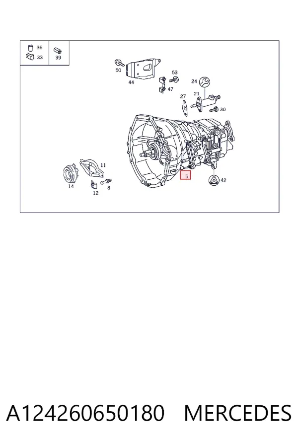 КПП A124260650180 Mercedes
