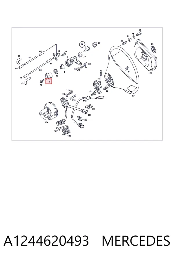 Контактная группа A1244620493 Mercedes