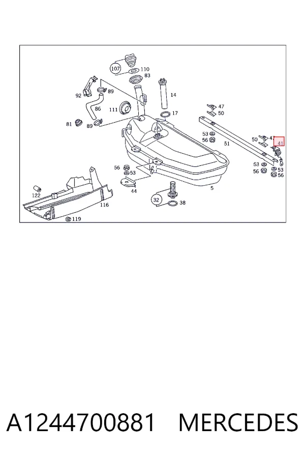  A1244700881 Mercedes