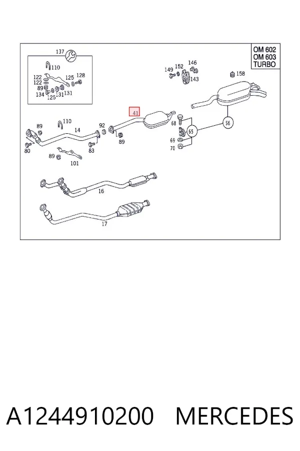  A1244910200 Mercedes