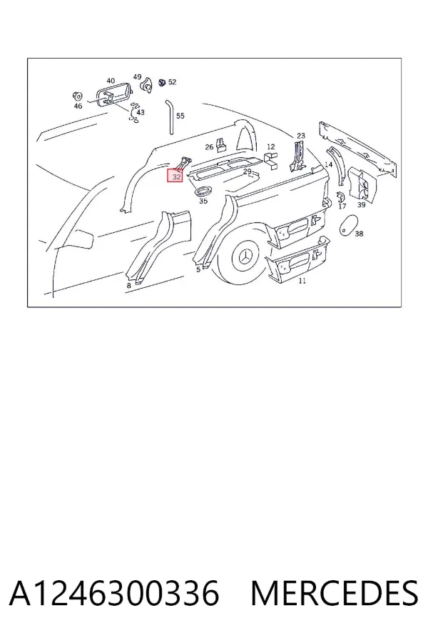  A1246300336 Mercedes