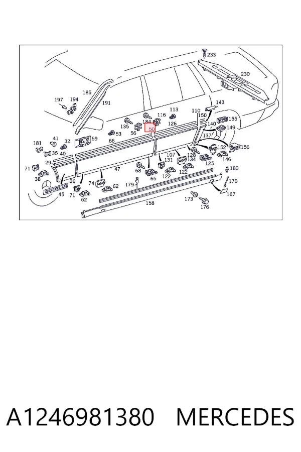  A1246981380 Mercedes