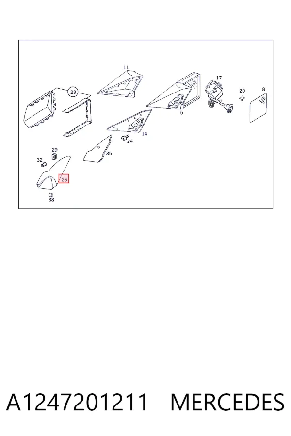  A1247201211 Mercedes