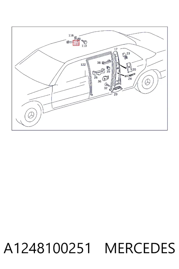  A1248100251 Mercedes