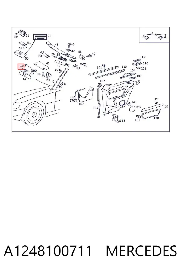  A1248100711 Mercedes