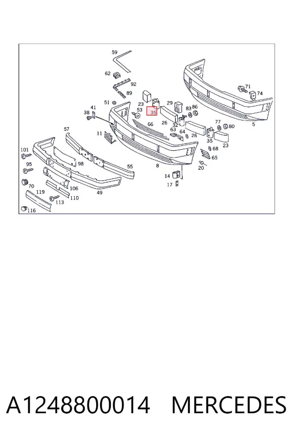  A1248800014 Mercedes