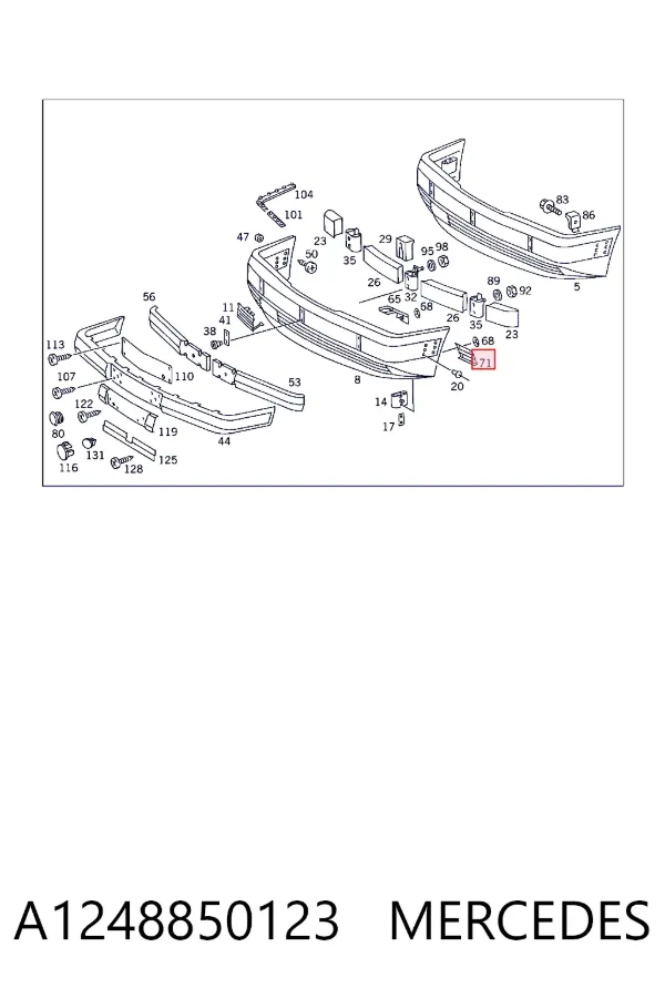  A1248850123 Mercedes