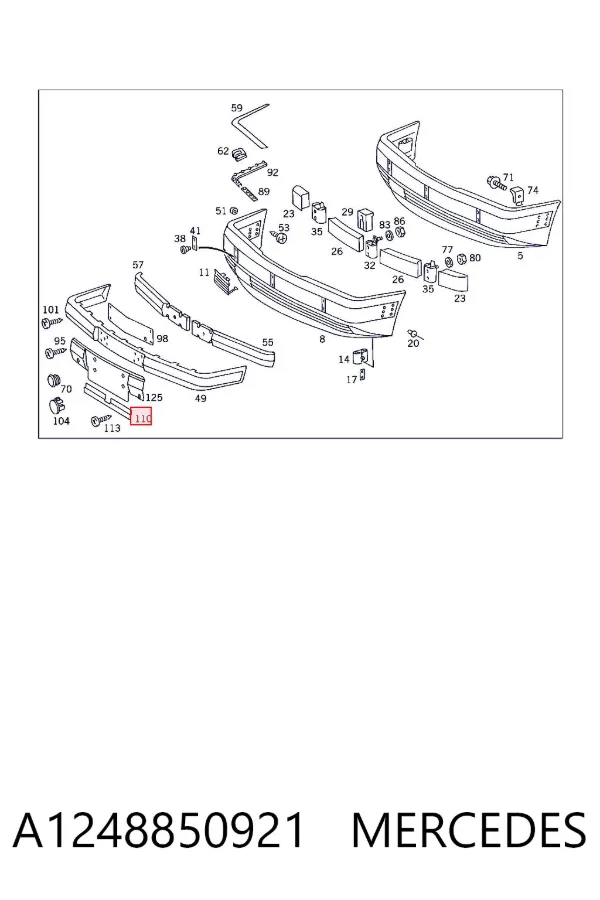  A1248850921 Mercedes