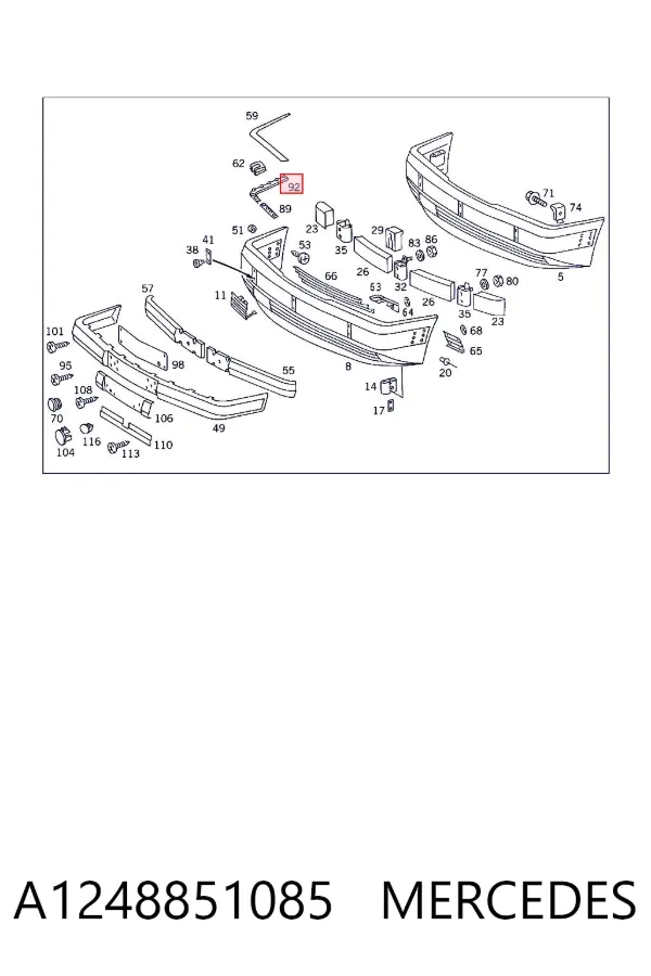  A1248851085 Mercedes