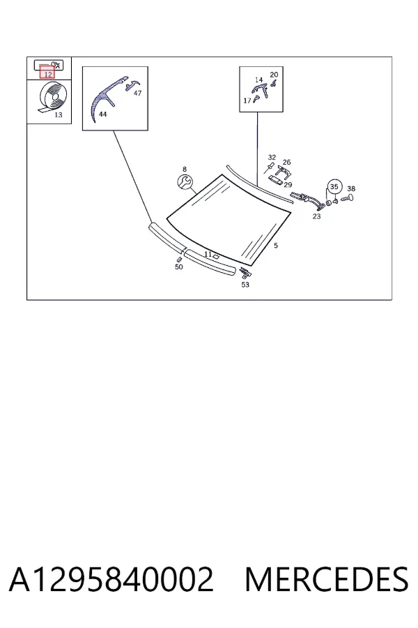  A1295840002 Mercedes