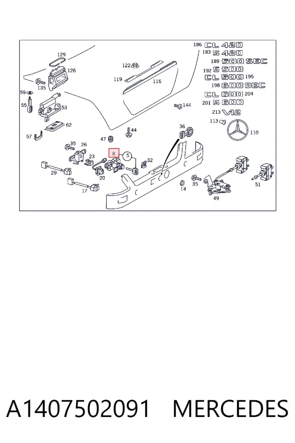  A1407502091 Mercedes