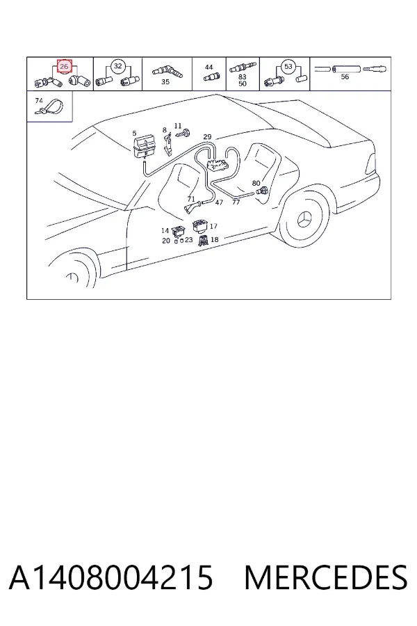  A1408004215 Mercedes
