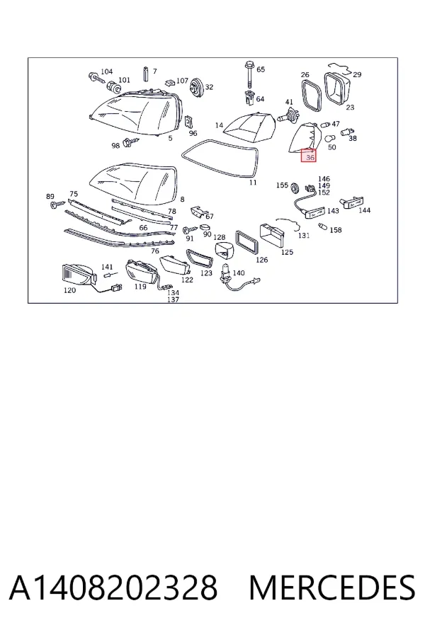  A1408202328 Mercedes