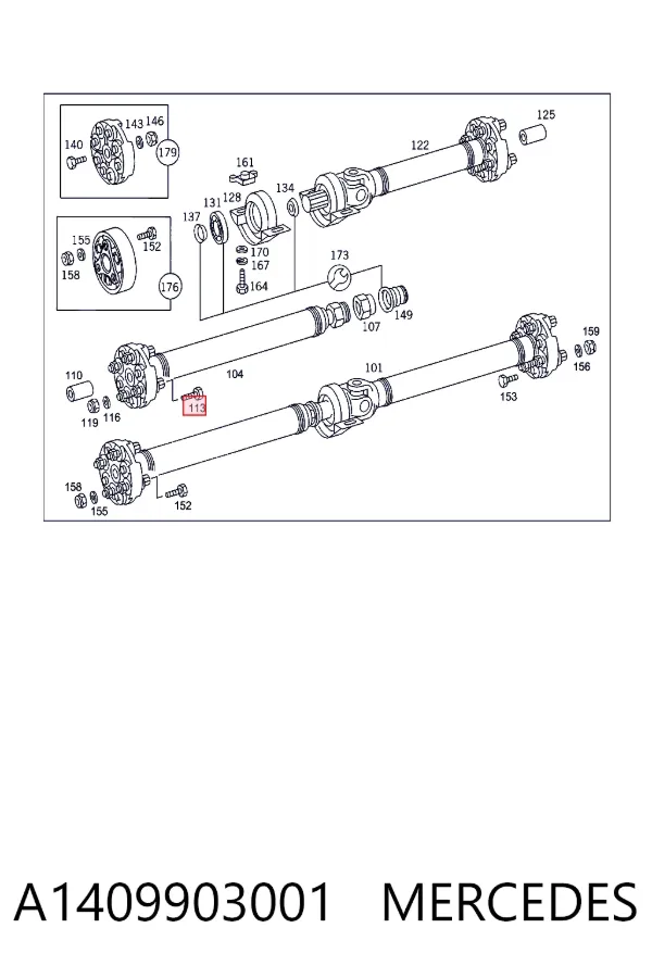  A1409903001 Mercedes