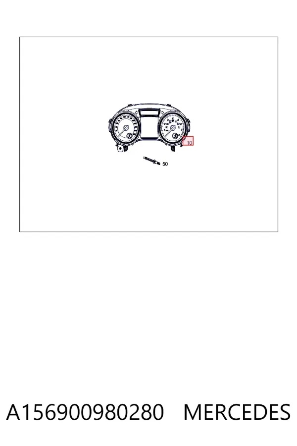 Панель приборов A1569009802 Mercedes