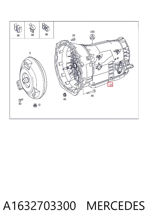 АКПП A1632703300 Mercedes