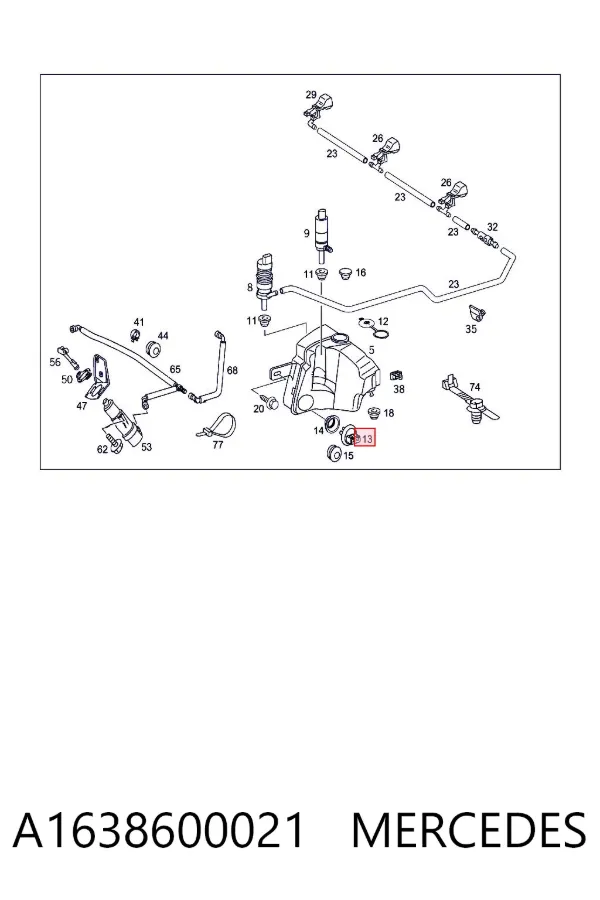  A1638600021 Mercedes