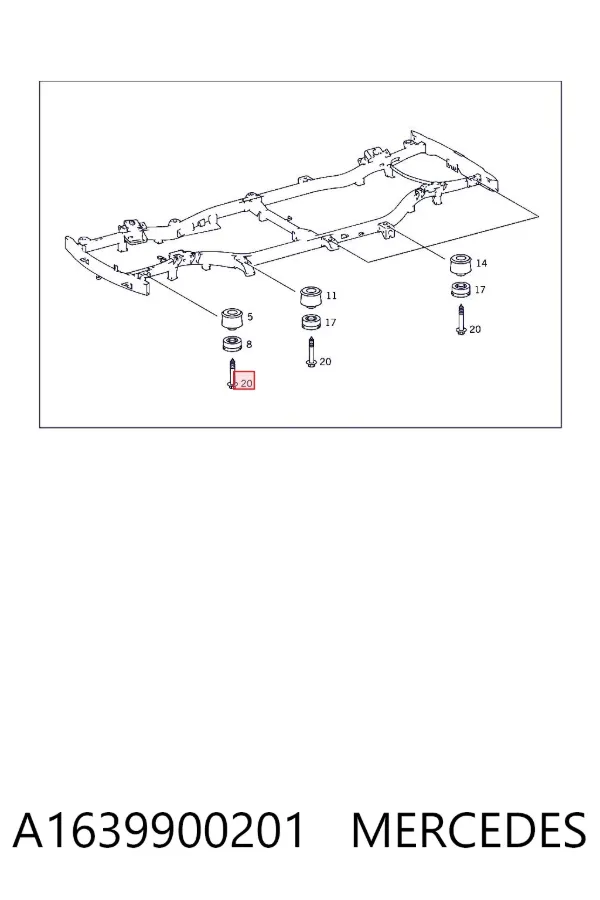  A1639900201 Mercedes