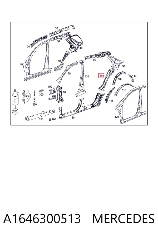  A1646300513 Mercedes