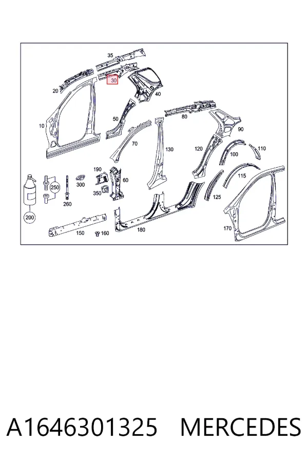  A1646301325 Mercedes