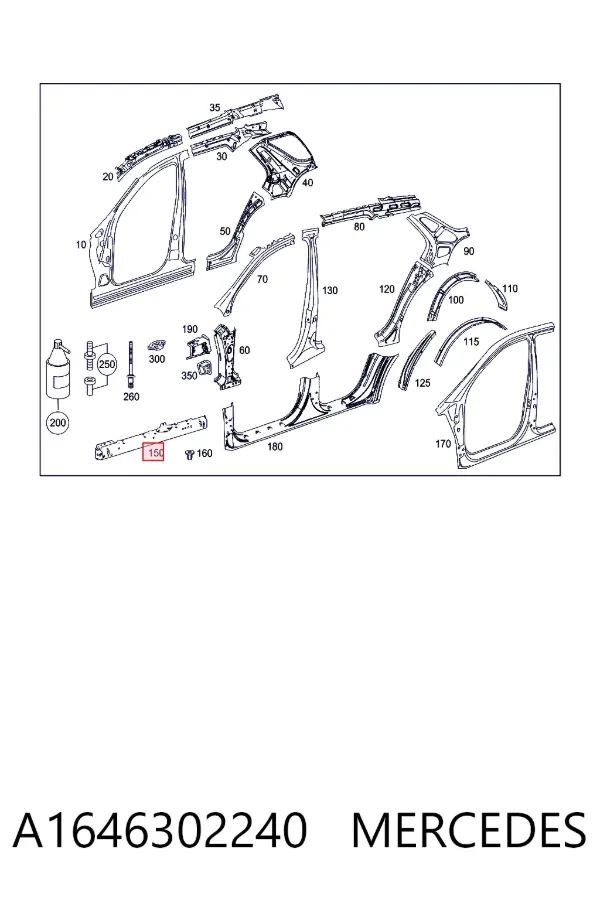  A1646302240 Mercedes