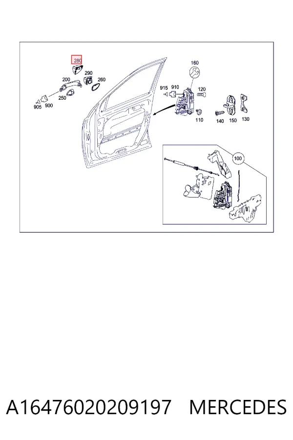  Mercedes A1647602020