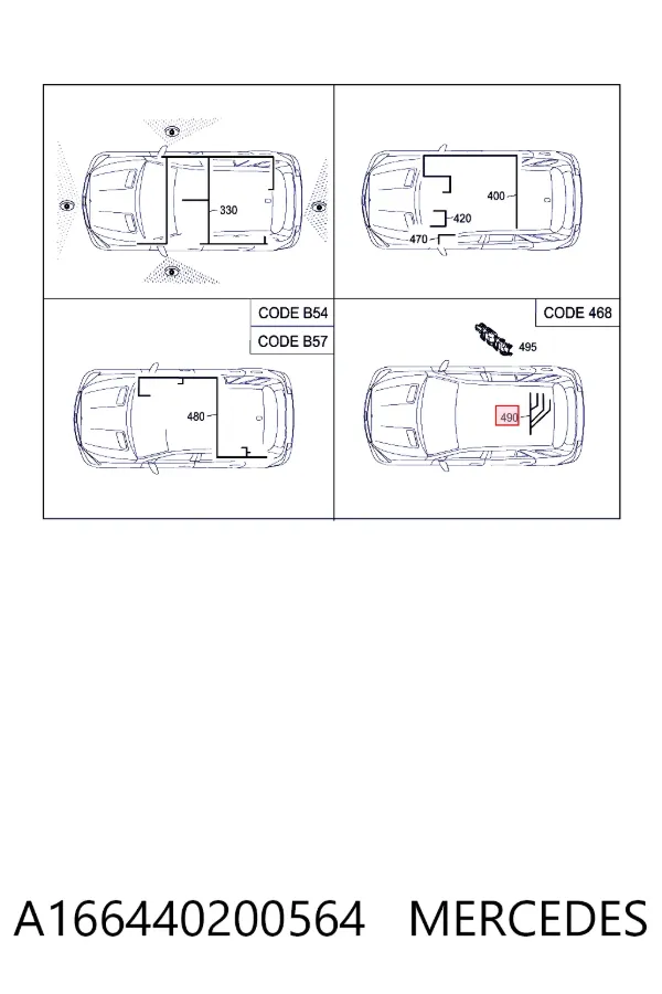  Mercedes A1664402005