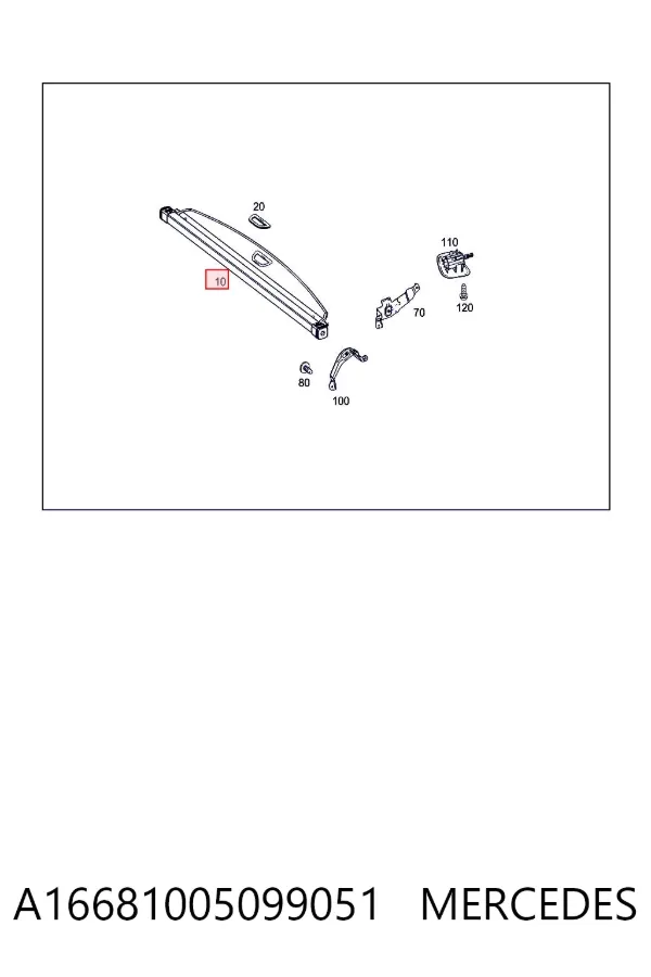  A16681005099051 Mercedes